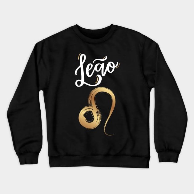 Leo zodiac style Crewneck Sweatshirt by stylishkhan